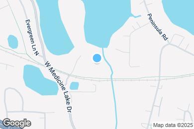 Map image of the property - 1304 W Medicine Lake Dr