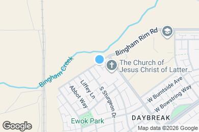 Map image of the property - 10328 Yellow Knife Way