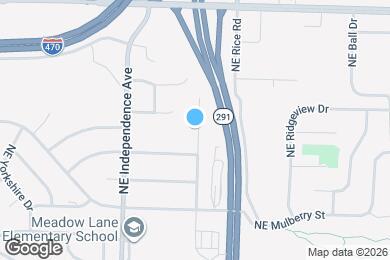 Map image of the property - 1702 NE White Dr