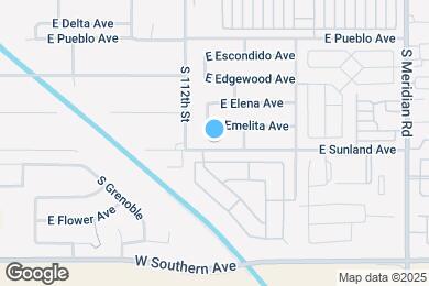 Map image of the property - 11234 E Sunland Ave