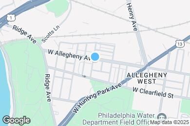 Map image of the property - 3244 W Allegheny Ave