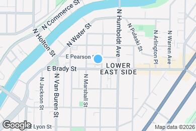 Map image of the property - 1703 N Astor St