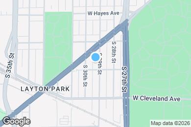 Map image of the property - 2561 S 29th St