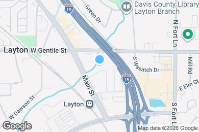 Map image of the property - Layton Station Apartments
