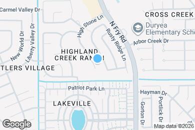 Map image of the property - 6614 High Stone Ln