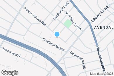 Map image of the property - 2730 Forest Hill Ave NW
