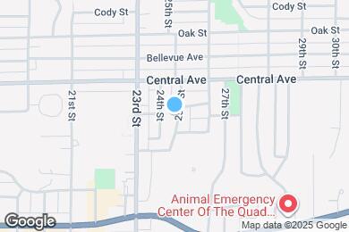 Map image of the property - 830 25th St