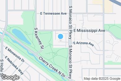Map image of the property - 6348 E Mississippi Ave