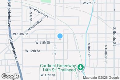 Map image of the property - 810 W 11th St