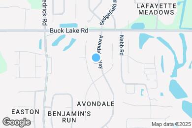 Map image of the property - 1520 Avondale Way