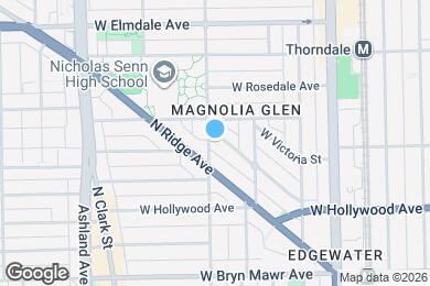 Map image of the property - 5821 N Glenwood Ave