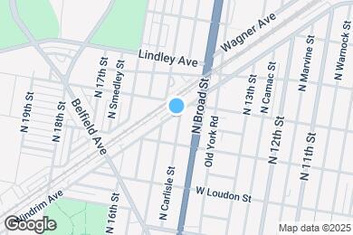 Map image of the property - 4938 N Carlisle St