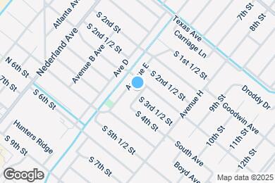 Map image of the property - 312 Ave F