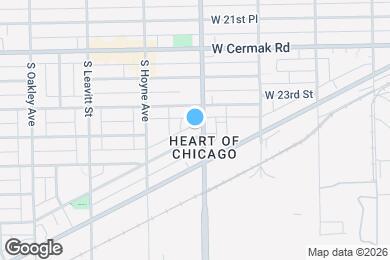 Map image of the property - 2002 W Coulter St