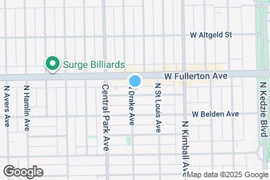 Map image of the property - 2337 N Drake Ave