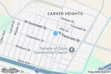 Map image of the property - 808 Carter St