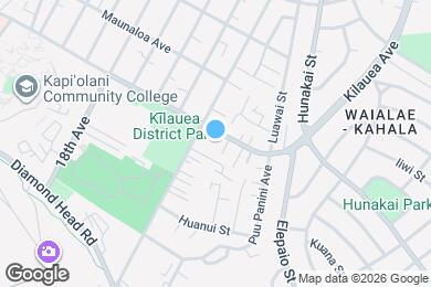 Map image of the property - 4153 Kilauea Ave
