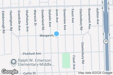 Map image of the property - 18801 Margareta St