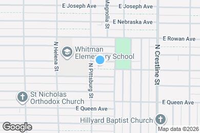 Map image of the property - 1716 E Sanson Ave