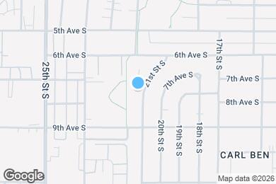 Map image of the property - 709 21st St S