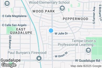 Map image of the property - 1003 W Julie Dr
