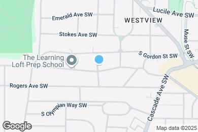 Map image of the property - 1623 Westwood Ave SW