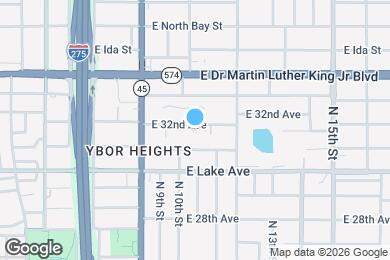 Map image of the property - 1007 E 32nd Ave