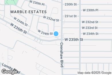 Map image of the property - 2525 W 235th St