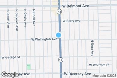 Map image of the property - 7206 W Wellington Ave