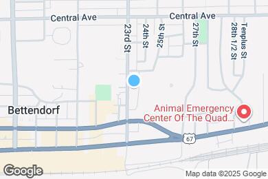 Map image of the property - 537 23rd St