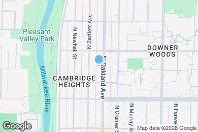 Map image of the property - 3245 N Oakland Ave