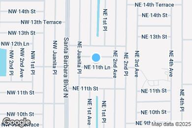 Map image of the property - 105 NE 11th Ln