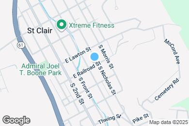 Map image of the property - 144 S Nicholas St