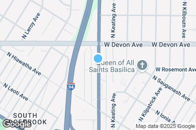 Map image of the property - 6304 N Cicero Ave