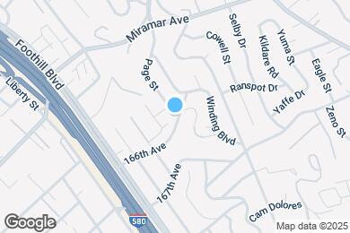 Map image of the property - 2121 166th Ave