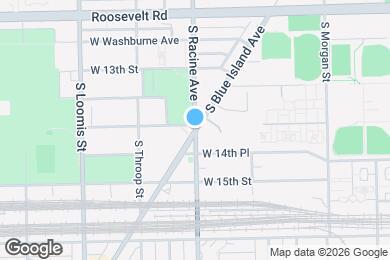 Map image of the property - 1400 S Blue Island Ave