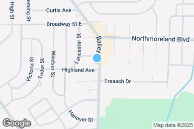Map image of the property - 1824 Bailey Rd