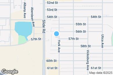 Map image of the property - 5606 York Ave