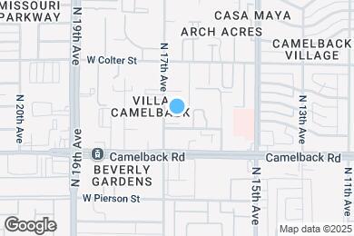 Map image of the property - 5035 N 17th Ave
