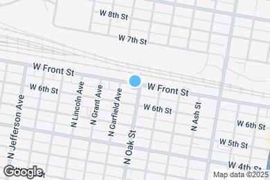 Map image of the property - 618 N Oak St