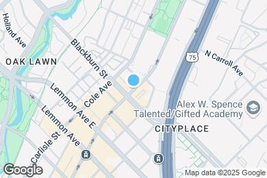 Map image of the property - 3839 McKinney Ave