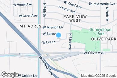 Map image of the property - 9110 N 73rd Ln