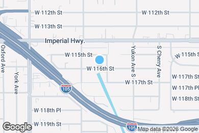 Map image of the property - 3717 W 116th St