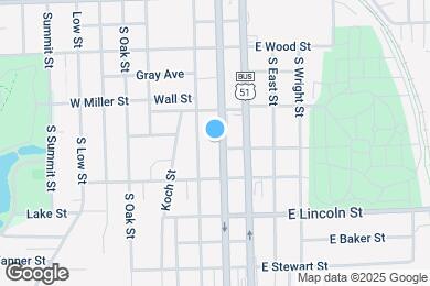 Map image of the property - 1011 1/2 S Center St