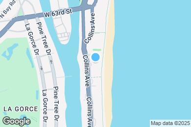 Map image of the property - 5825 Collins Ave