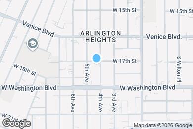 Map image of the property - 1709 1/2-1709 1/2 4th Ave