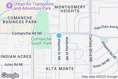 Map image of the property - 3705 Lafayette Dr NE