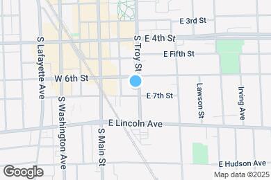 Map image of the property - 614 S Troy St