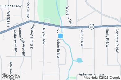 Map image of the property - 839 Commodore Dr NW