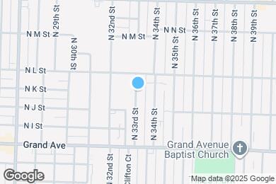 Map image of the property - 1222 N 33rd St